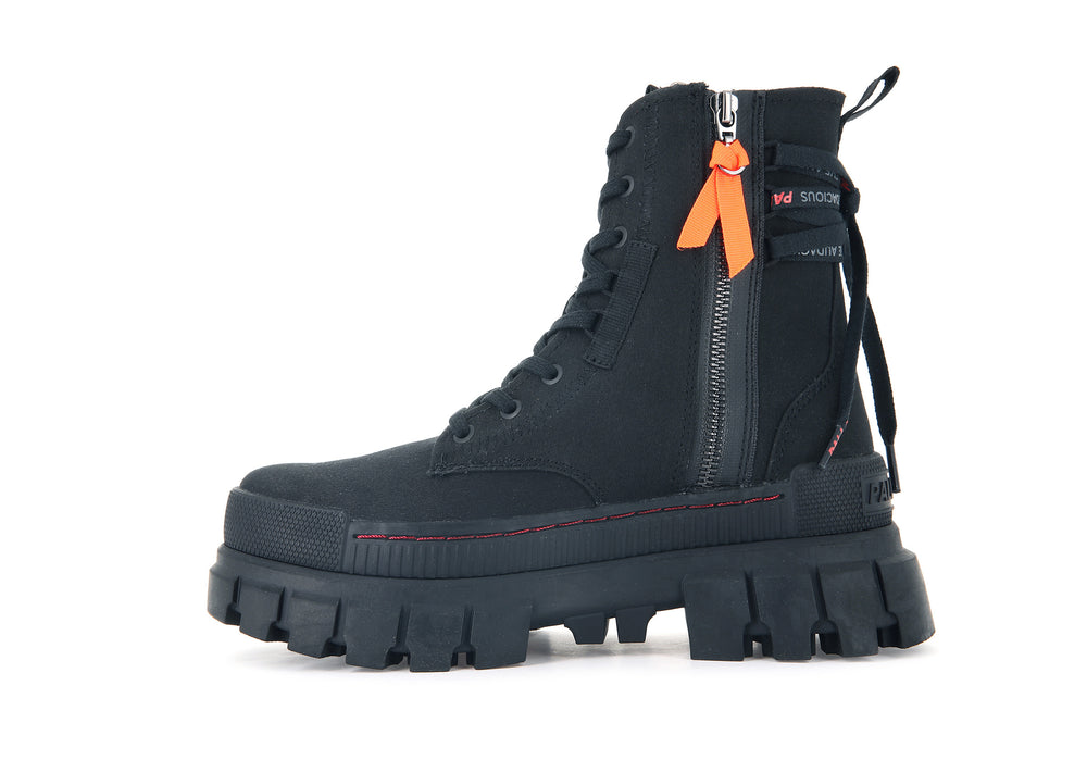 Palladium REVOLT BOOT TX Women's High Top Sneakers Black | Canada-3572