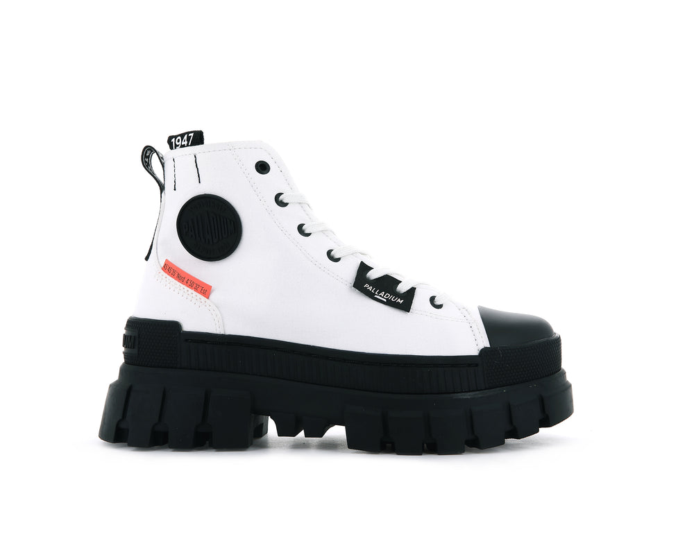 Palladium REVOLT HI TX Women\'s High Top Sneakers White | Canada-2907