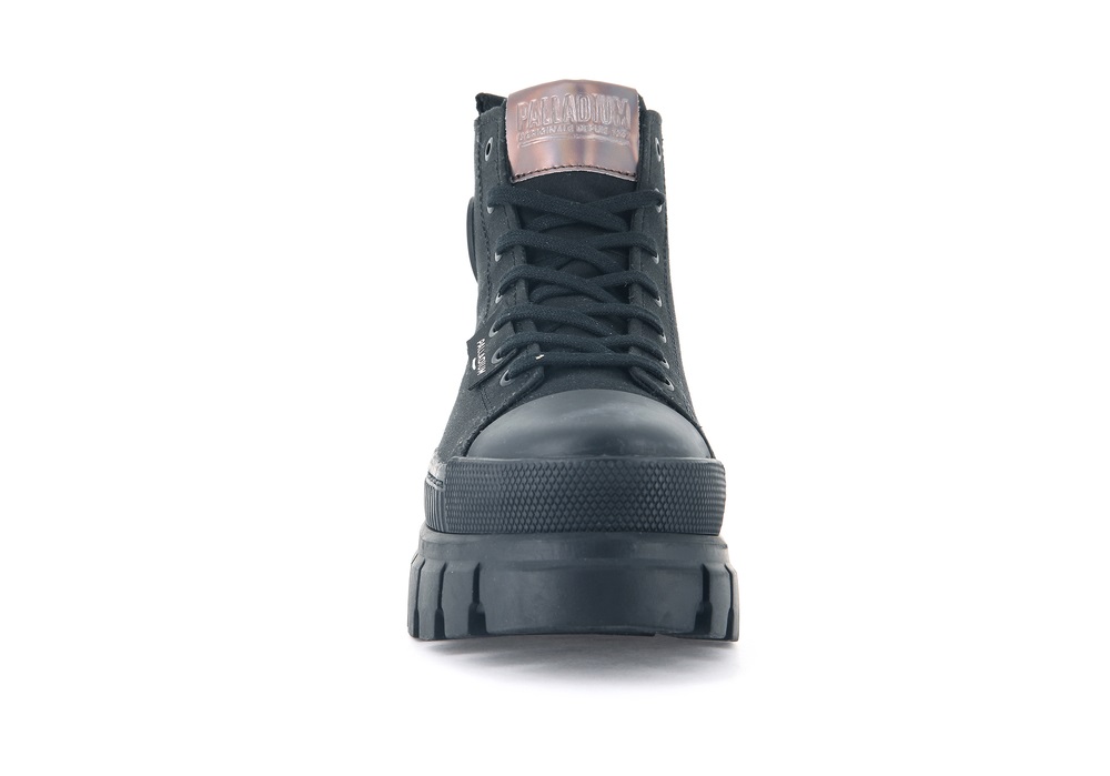 Palladium REVOLT HI TX Women's High Top Sneakers Black | Canada-9751
