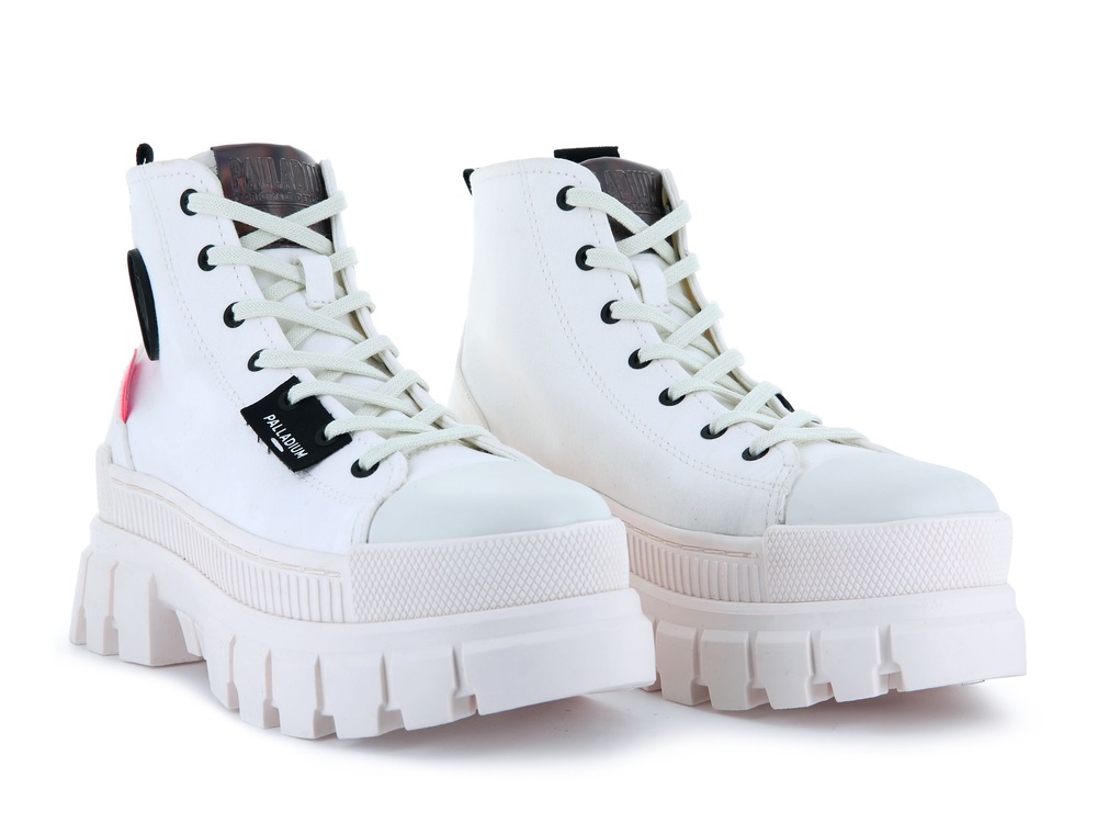 Palladium REVOLT HI TX Women's Sneakers White | Canada-1267