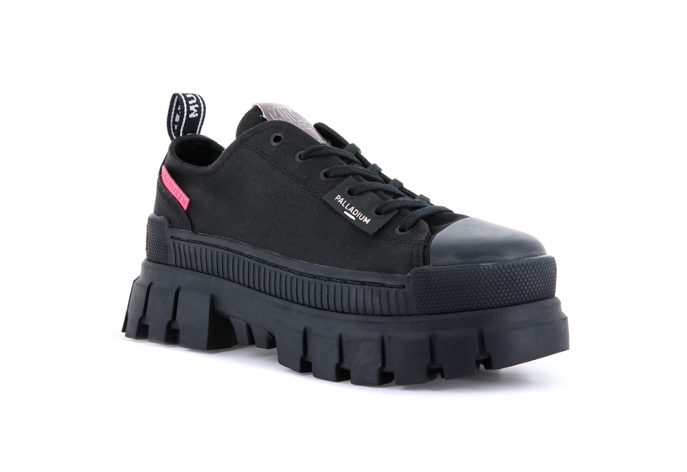 Palladium REVOLT LO TX Women's Sneakers Black | Canada-0347