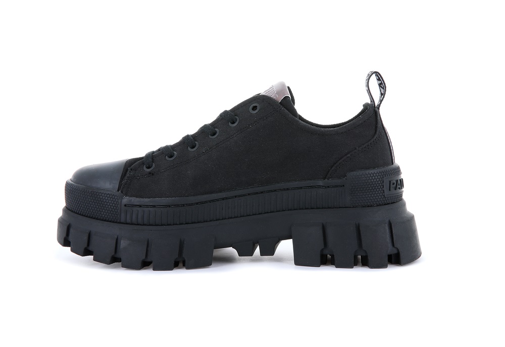 Palladium REVOLT LO TX Women's Sneakers Black | Canada-0347