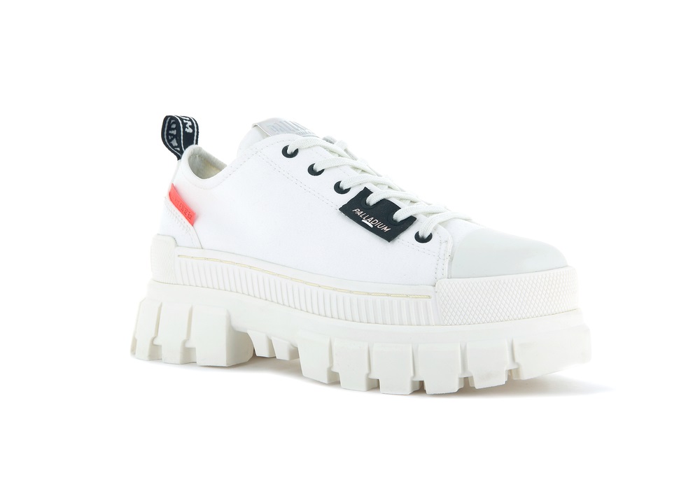Palladium REVOLT LO TX Women's Sneakers White | Canada-7216
