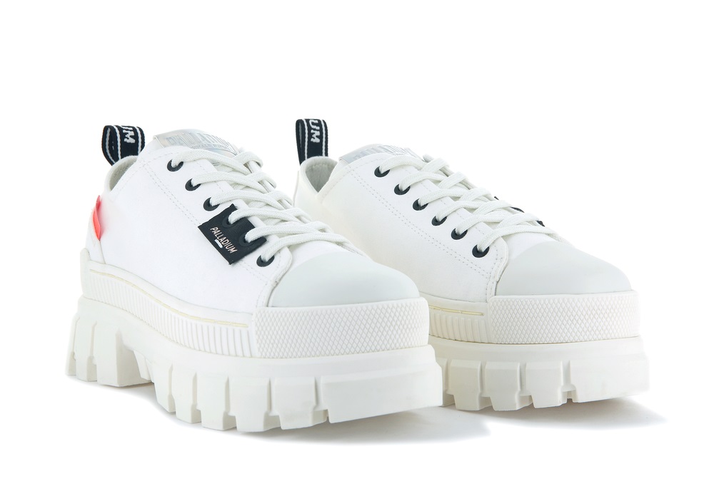 Palladium REVOLT LO TX Women's Sneakers White | Canada-7216