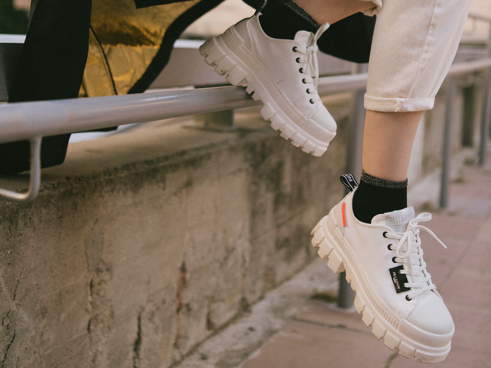 Palladium REVOLT LO TX Women's Sneakers White | Canada-7216