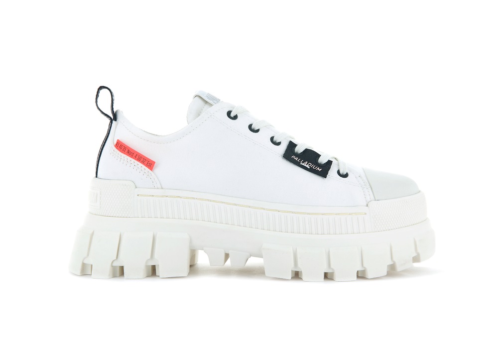 Palladium REVOLT LO TX Women\'s Sneakers White | Canada-7216