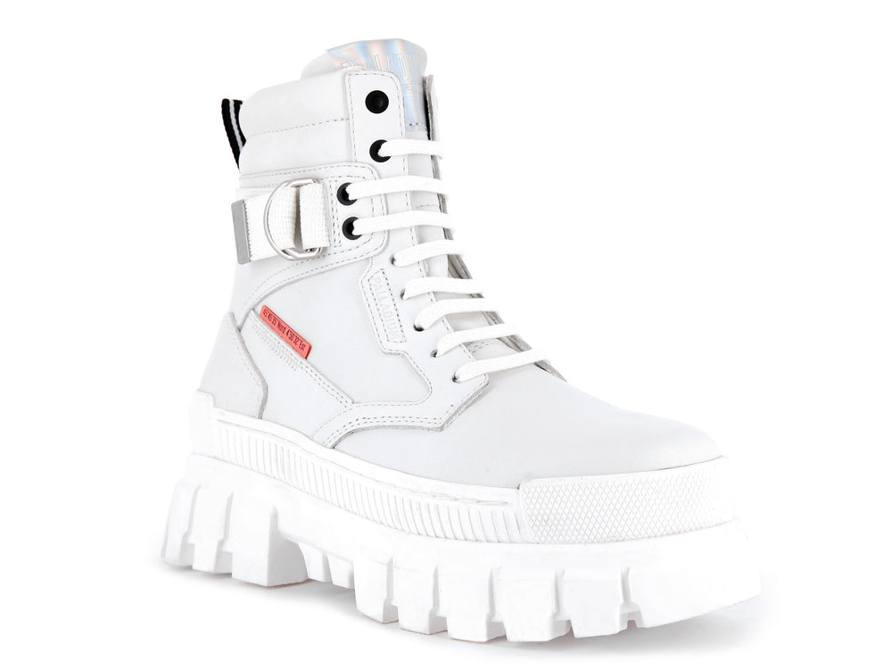 Palladium REVOLT SPORT RANGER Women's High Top Sneakers White | Canada-8730