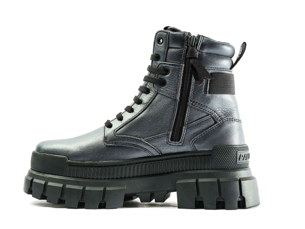 Palladium REVOLT SPORT RANGER Women's Sneakers Dark Silver | Canada-3945