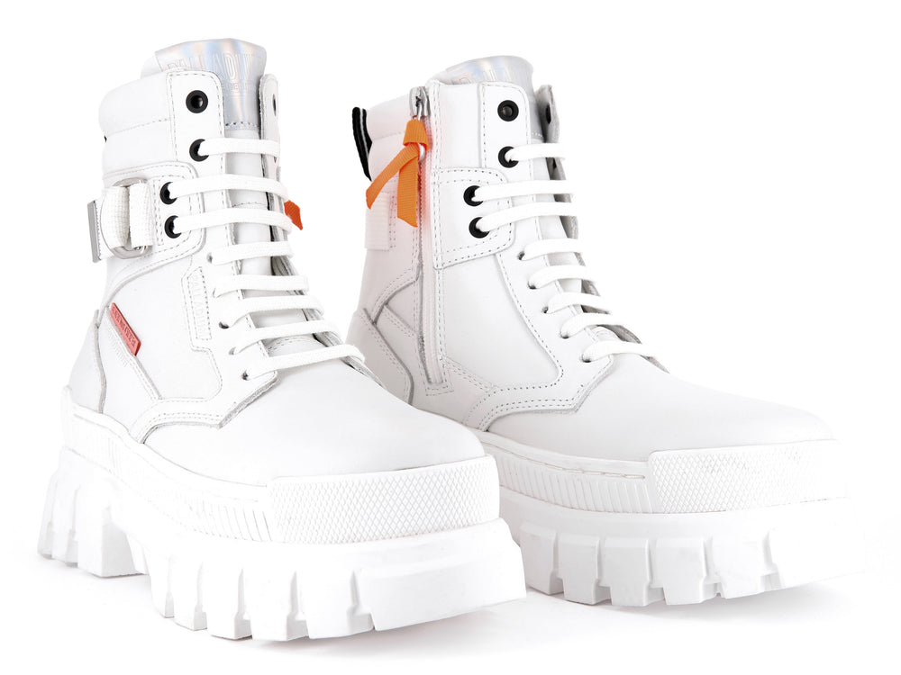 Palladium REVOLT SPORT RANGER Women's Sneakers White | Canada-4250