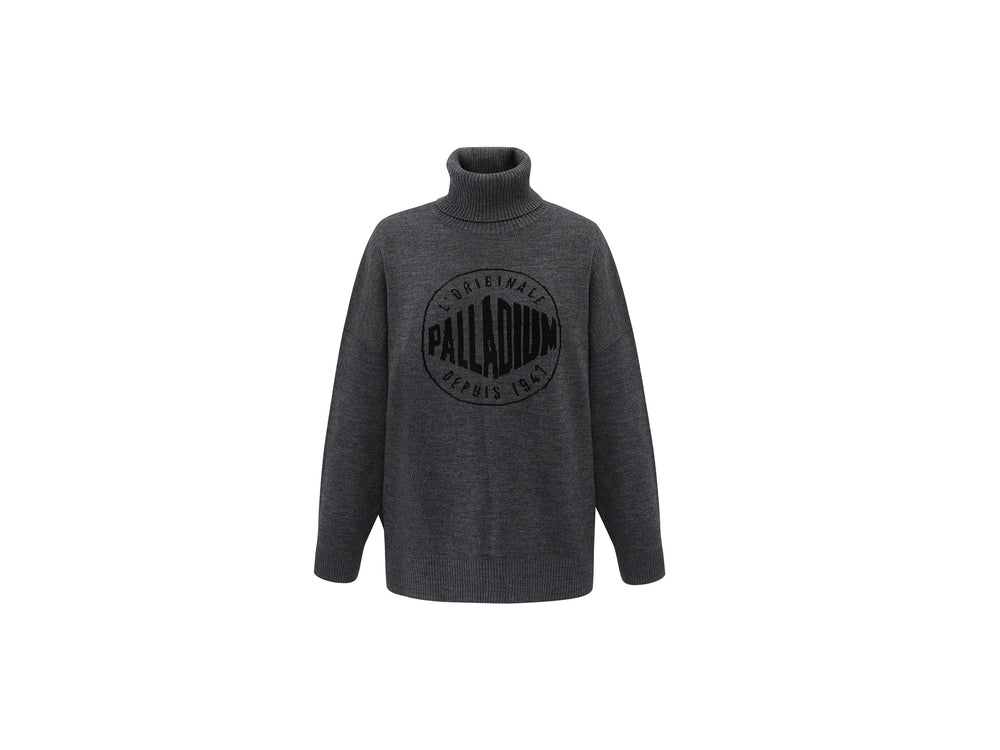 Palladium ROUND LOGO SWEATER Men\'s Hoodie Grey | Canada-1938