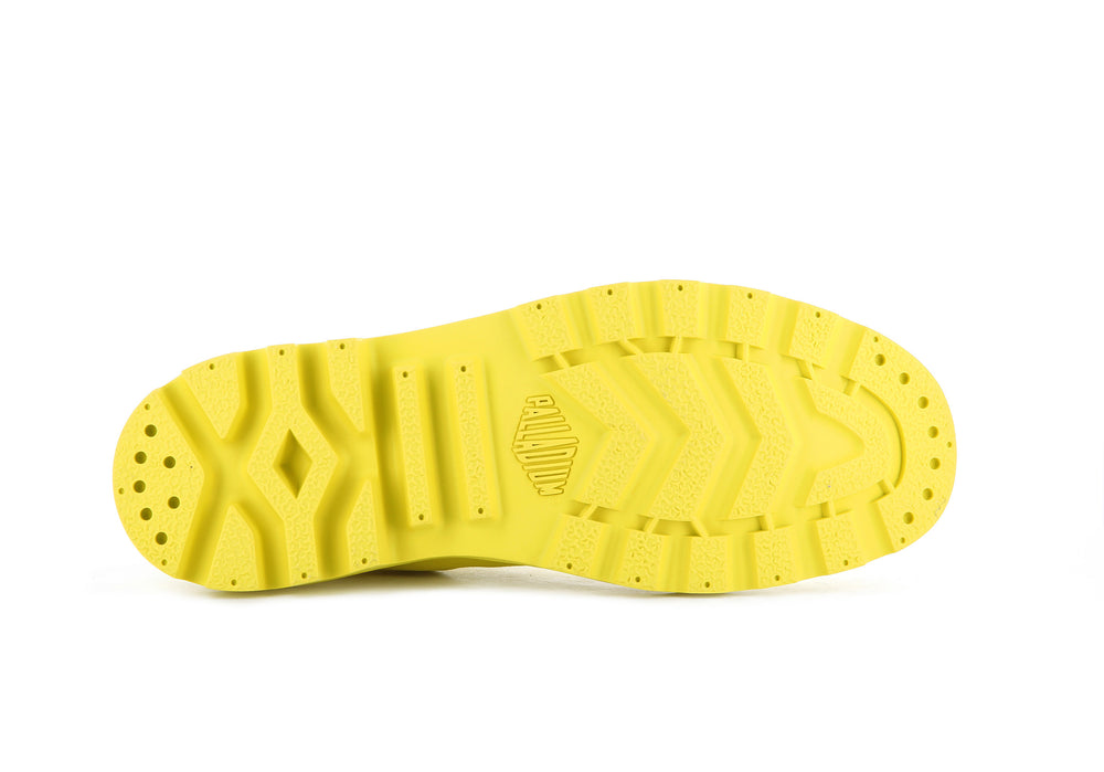 Palladium SMILEY ® PAMPA HI BE KIND Women's Boots Yellow | Canada-9503
