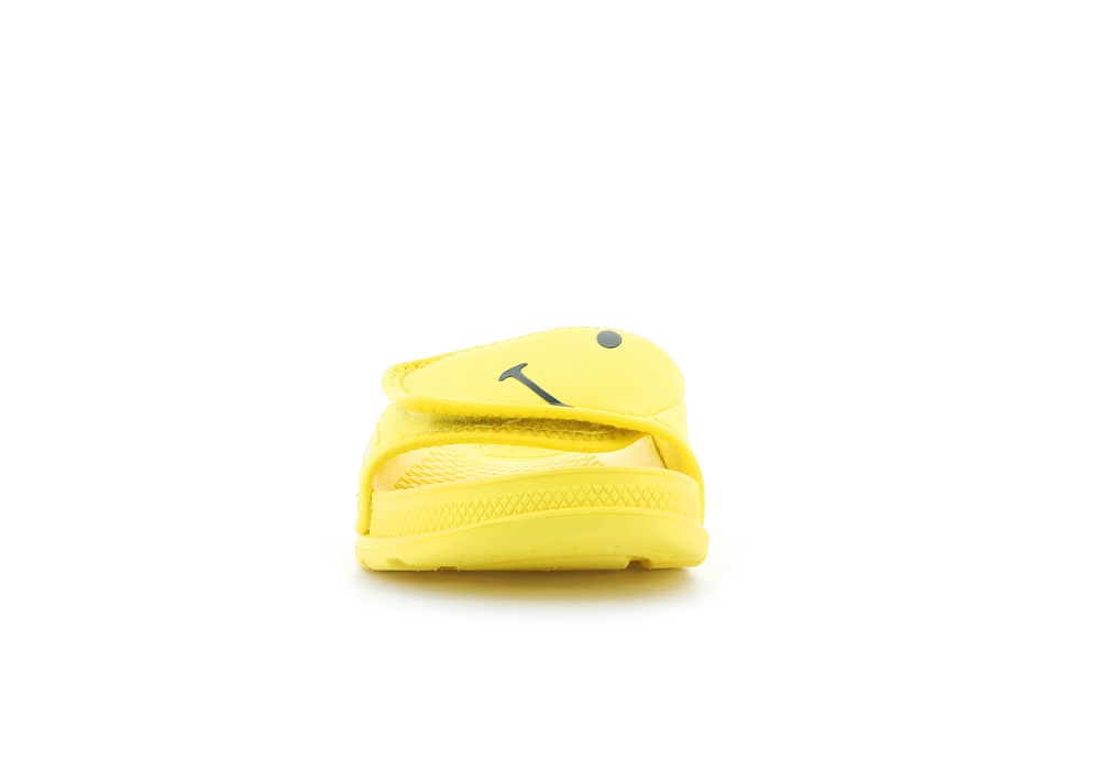 Palladium SMILEY ® SOLEA BE KIND Women's Sandals Yellow | Canada-4018