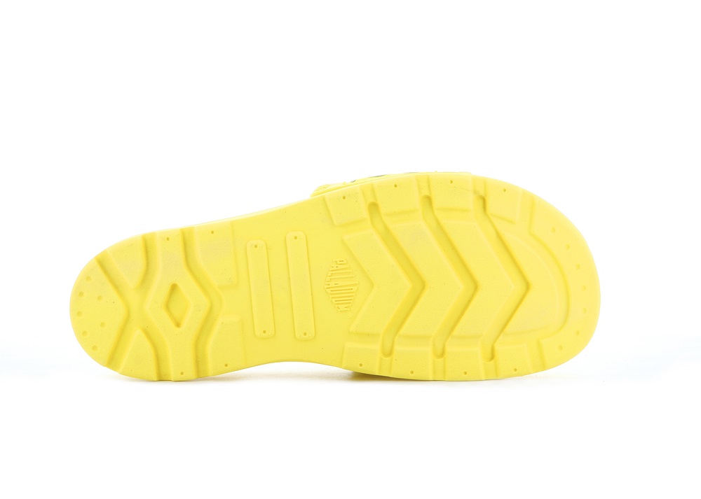 Palladium SMILEY ® SOLEA BE KIND Women's Sandals Yellow | Canada-4018