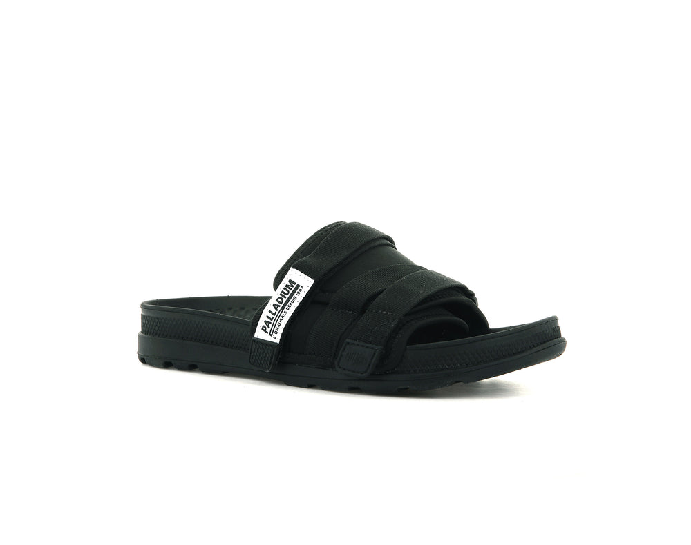 Palladium SOLEA SLIDE Men's Sandals Black | Canada-3814