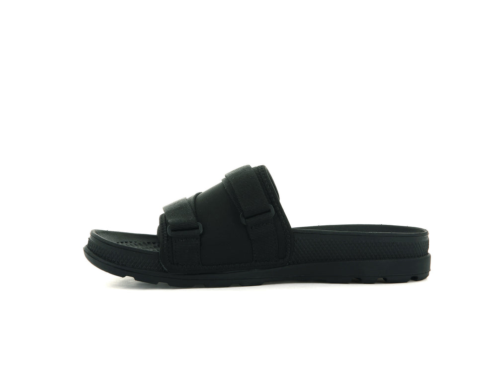 Palladium SOLEA SLIDE Men's Sandals Black | Canada-3814
