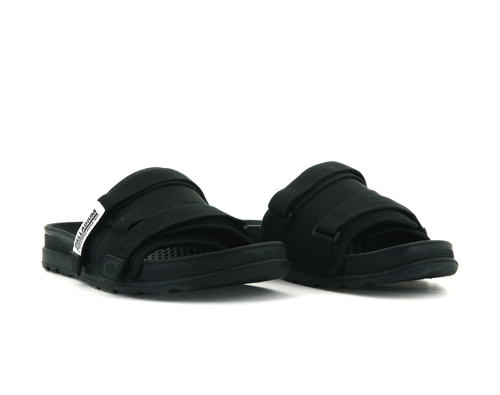 Palladium SOLEA SLIDE Men's Sandals Black | Canada-3814