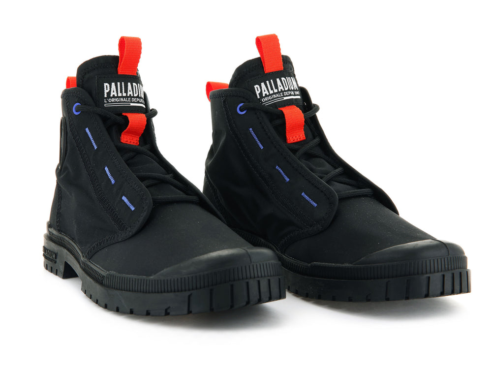 Palladium SP20 HI SPORT Men's High Top Sneakers Black | Canada-8532