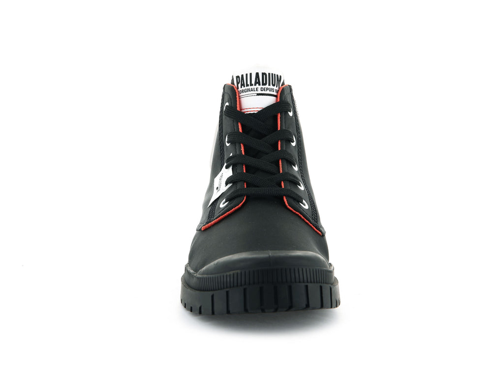Palladium SP20 OVERLAB Women's High Top Sneakers Black | Canada-0784