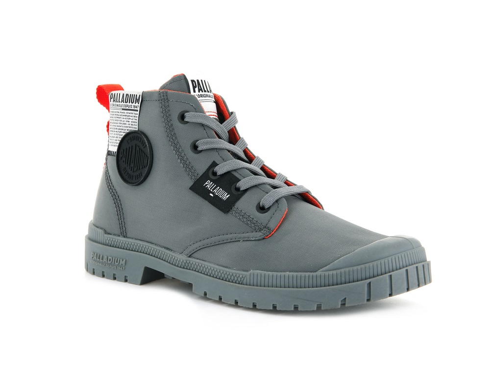 Palladium SP20 OVERLAB Women's High Top Sneakers Olive | Canada-0873