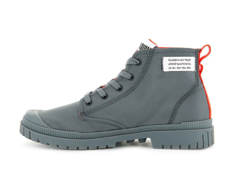 Palladium SP20 OVERLAB Women's High Top Sneakers Olive | Canada-0873