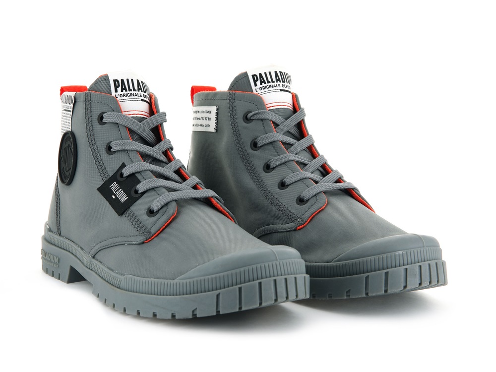 Palladium SP20 OVERLAB Women's High Top Sneakers Olive | Canada-0873
