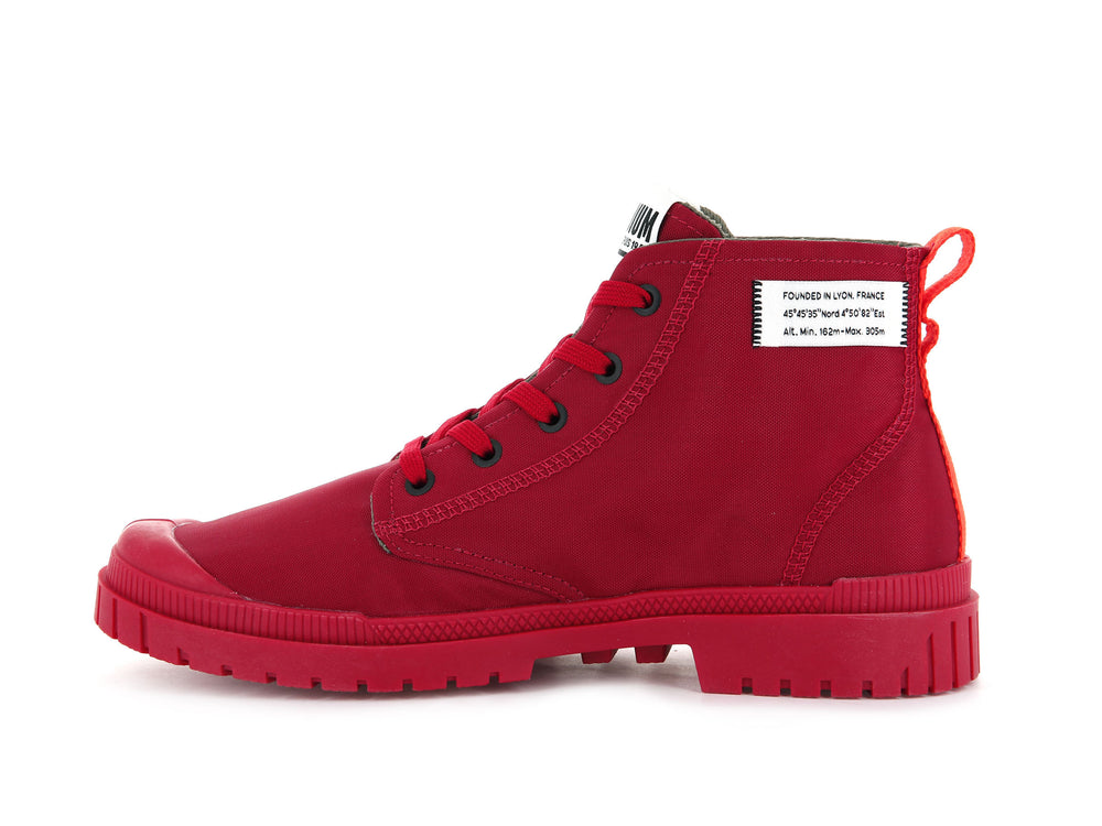 Palladium SP20 OVERLAB Women's High Top Sneakers Salsa | Canada-6720