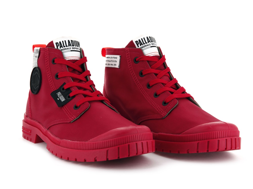 Palladium SP20 OVERLAB Women's High Top Sneakers Salsa | Canada-6720