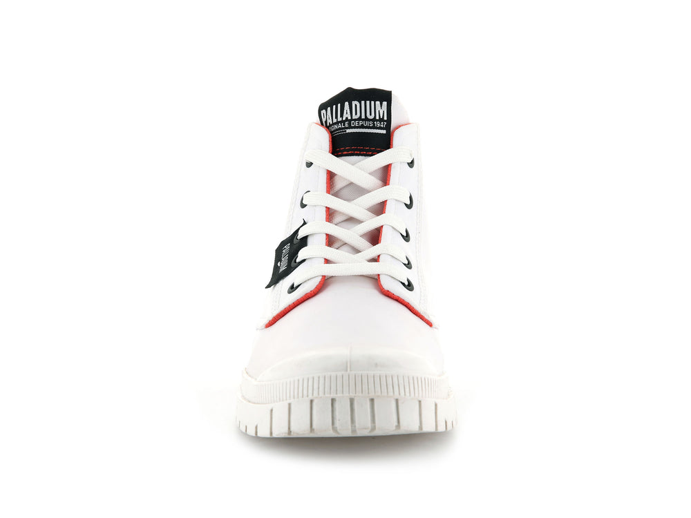 Palladium SP20 OVERLAB Women's High Top Sneakers White | Canada-8297