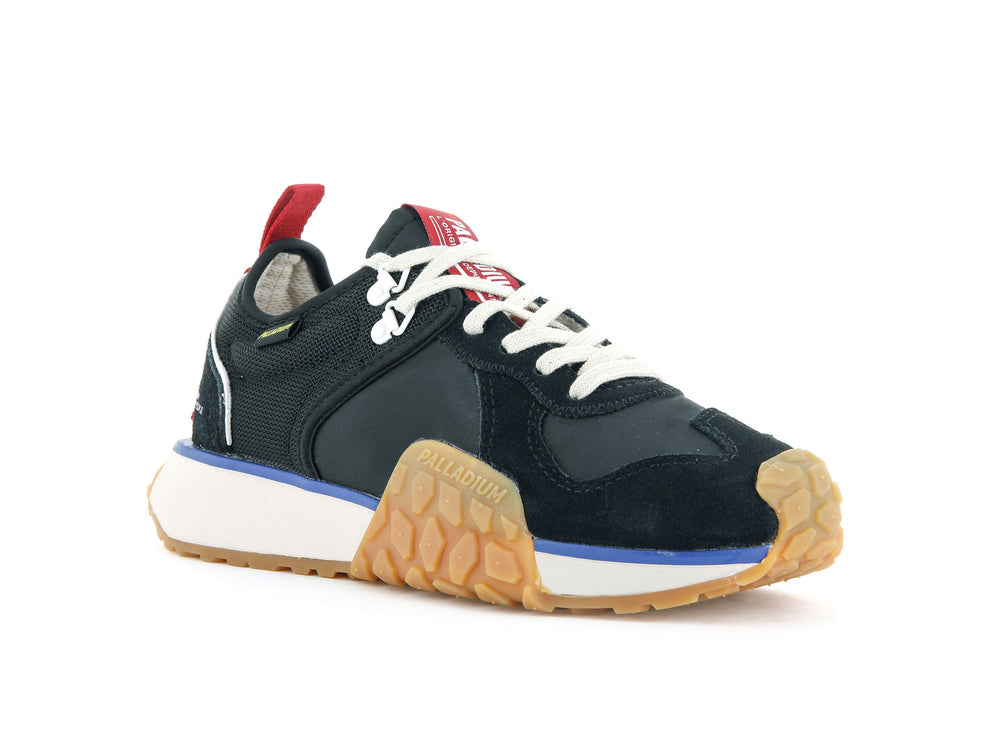 Palladium TROOP RUNNER Men's Low Top Shoes Black | Canada-7859