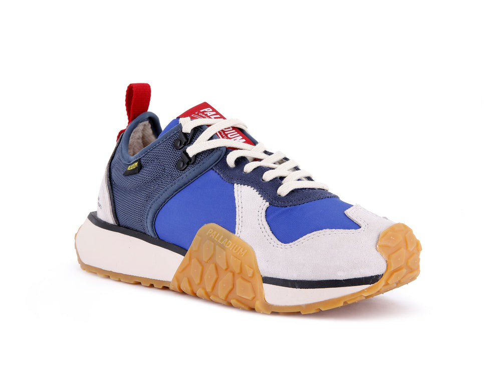 Palladium TROOP RUNNER Men's Low Top Shoes Indigo | Canada-9473