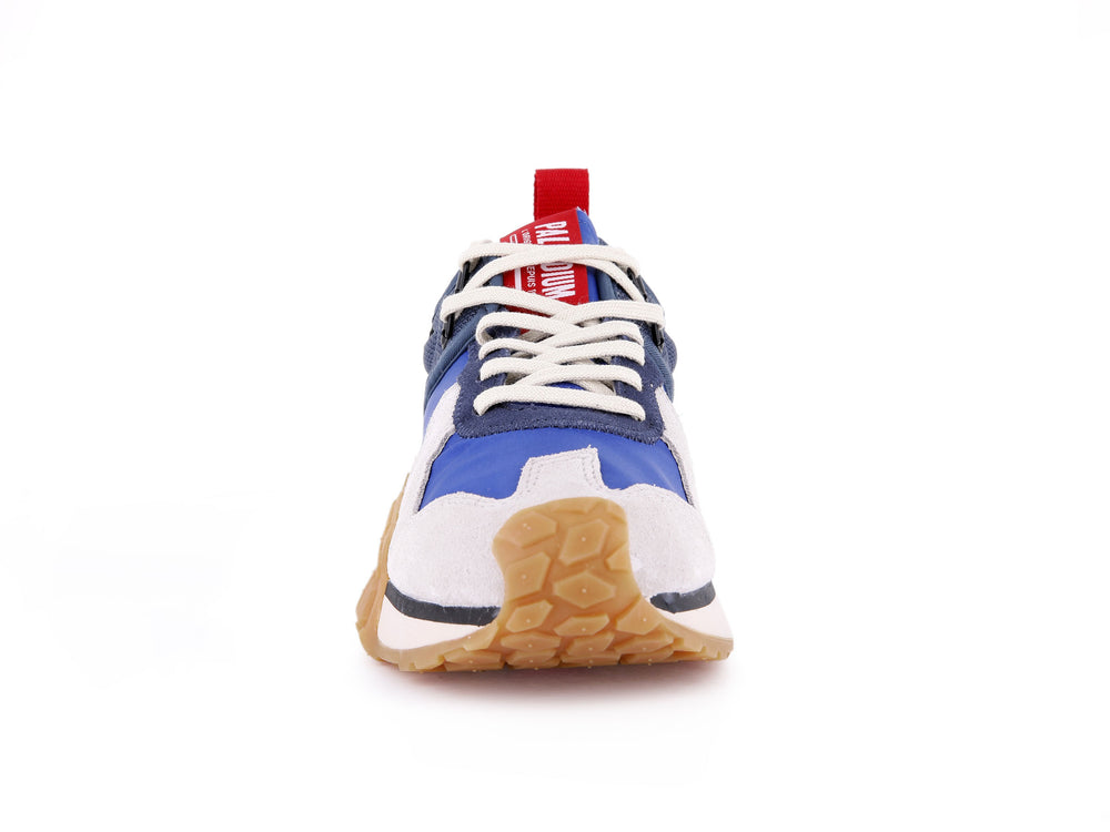 Palladium TROOP RUNNER Men's Low Top Shoes Indigo | Canada-9473