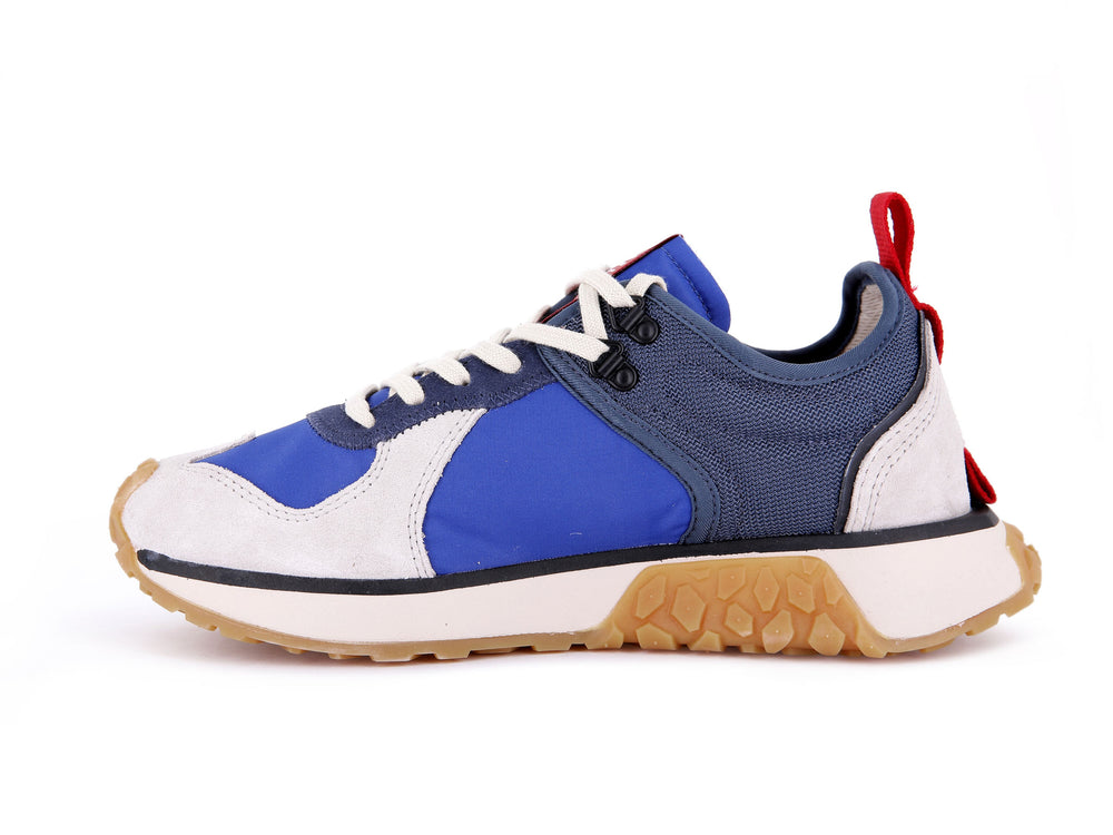 Palladium TROOP RUNNER Men's Low Top Shoes Indigo | Canada-9473