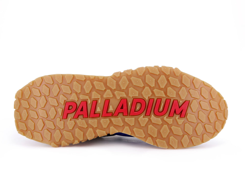Palladium TROOP RUNNER Men's Low Top Shoes Indigo | Canada-9473