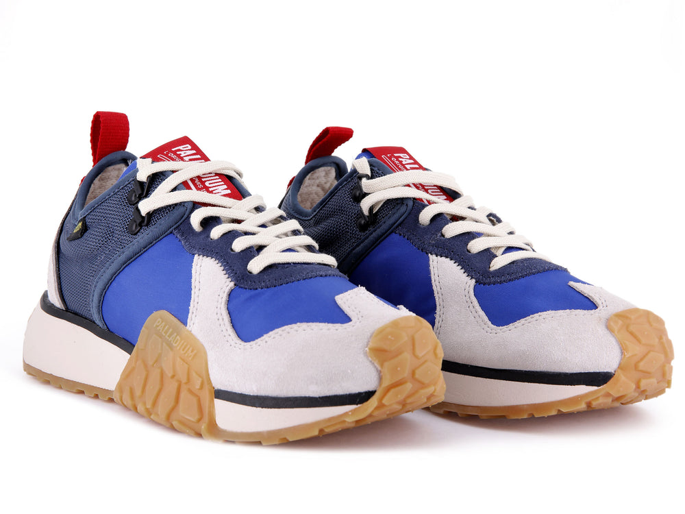 Palladium TROOP RUNNER Men's Low Top Shoes Indigo | Canada-9473