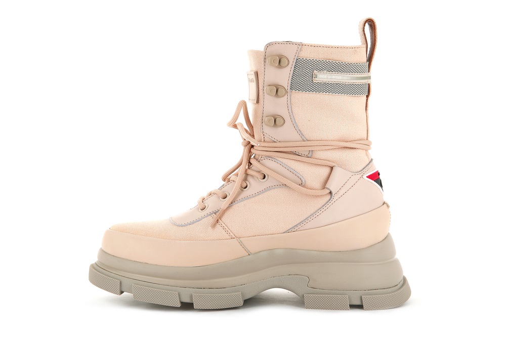 Palladium GAO EVA HIGH BOOT Women's High Top Sneakers Khaki | Canada-5903