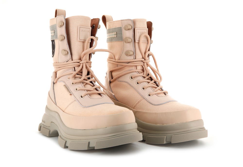 Palladium GAO EVA HIGH BOOT Women's High Top Sneakers Khaki | Canada-5903