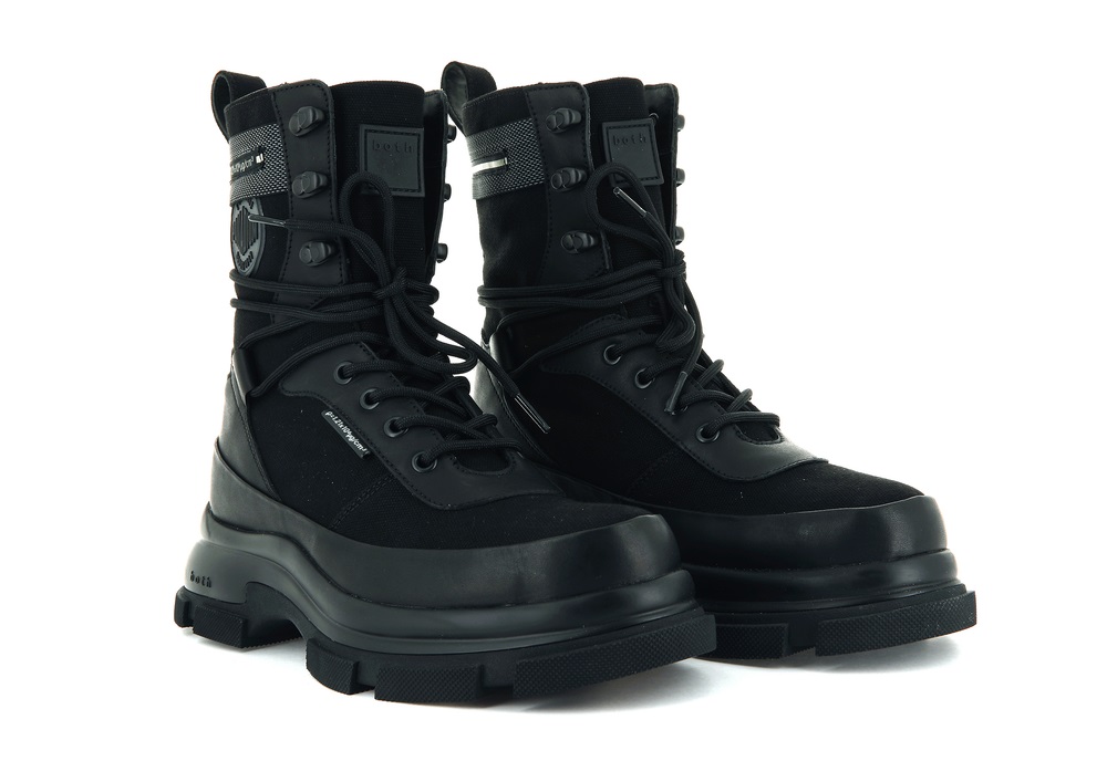 Palladium GAO EVA HIGH BOOT Women's Boots Black | Canada-8921