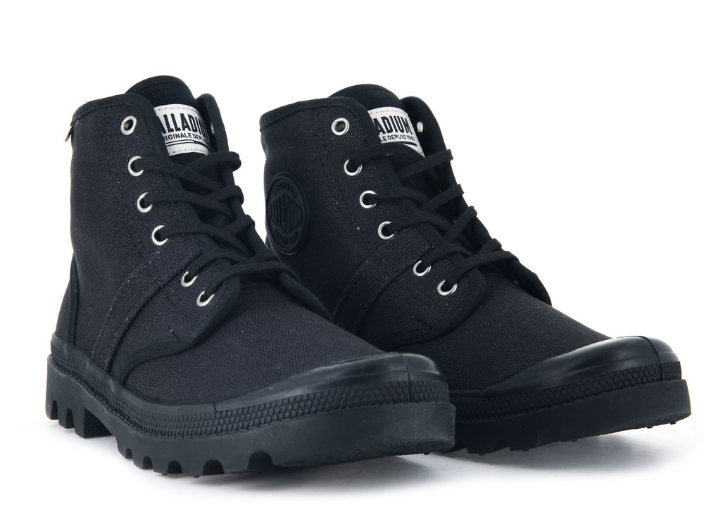 Palladium PALLABROUSSE Women's Boots Black | Canada-4859