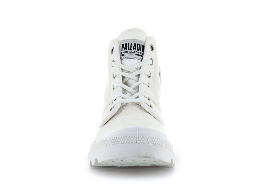 Palladium PALLABROUSSE Women's Boots White | Canada-6421