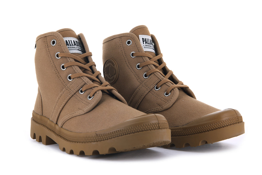 Palladium PALLABROUSSE Women's Boots Cinnamon | Canada-8172
