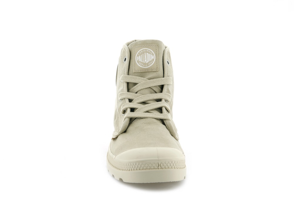 Palladium PAMPA HI Women's Boots Sahara/Ecru | Canada-6958