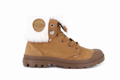Palladium BAGGY NUBUCK WL Women's Boots Apple Cinamon | Canada-7268