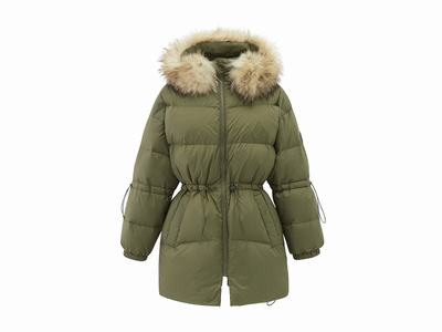 Palladium DOWN JACKET Women's Jackets Khaki | Canada-5287