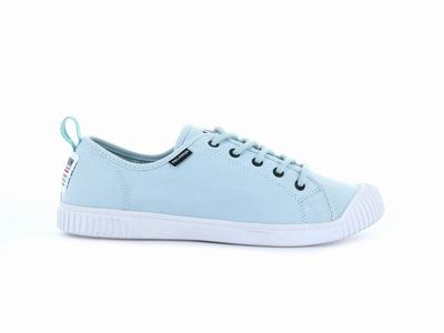 Palladium EASY LACE CANVAS Women's Low Top Shoes Grey | Canada-2631