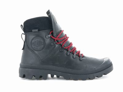 Palladium LEGION HIKER Men's High Top Sneakers Black | Canada-4016