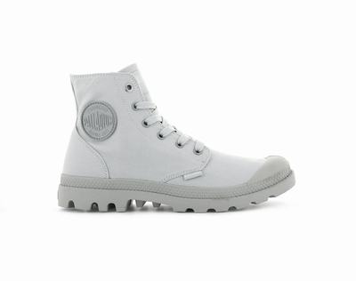 Palladium MONO CHROME Women's High Top Sneakers Moonstruck | Canada-4125