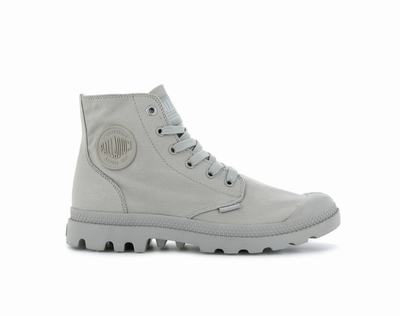 Palladium MONO CHROME Women's High Top Sneakers Rainy Day | Canada-5418