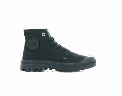 Palladium MONO CHROME Women's High Top Sneakers Black | Canada-8276