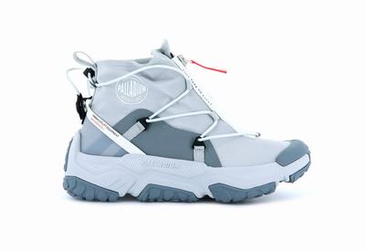Palladium OFF-GRID HI ZIP WATERPROOF + Women's Sneakers Grey | Canada-4197