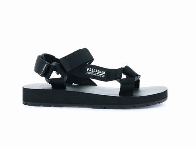 Palladium OUTDOORSY URBANITY Women's Sandals Black | Canada-0457